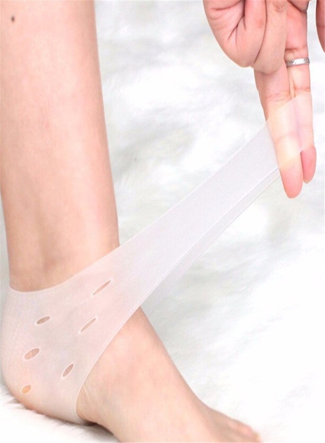 Naivete Silicon Moisturising Heel Swelling Pain Relief Foot Support to Eliminate cracks - Image 3