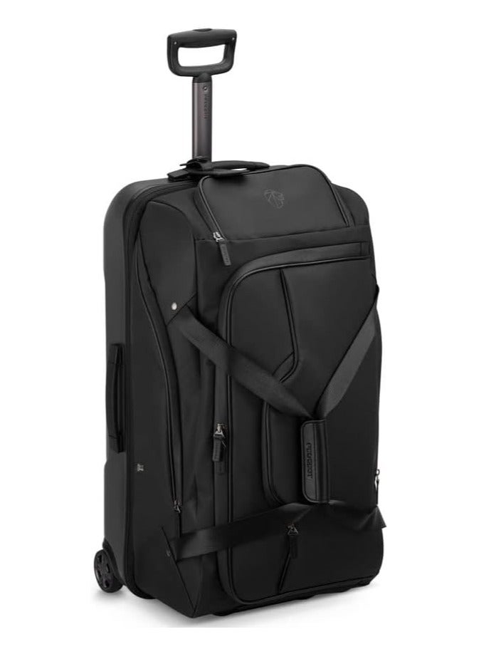PEUGEOT Voyages 70cm Softcase 2 Wheel Hybrid Check-In Luggage Duffle Trolley - Black  - Image 2
