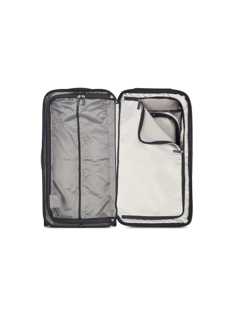 PEUGEOT Voyages  70cm Softcase 2 Wheel Hybrid Check-In Luggage Duffle Trolley Black