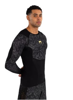 VENUM VENUM UNMATCHED TOPURIA EDITION RASHGUARD LONG SLEEVES BLACK/GOLD  - Image 2