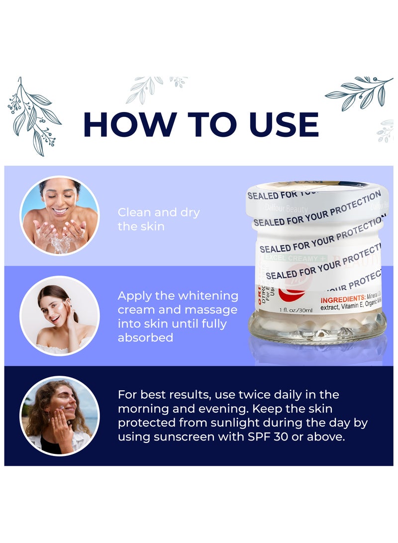 دلفور بيوتي كريم تبييض الجمال | يساعد على تفتيح البشرة وتنعيمها - Image 3