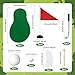 KDPATFAV 5 Sets 40 PCS Golf Centerpieces Table Decorations with Green Mats Ball Red Flag Plastic Flag Stand for Sport Themed Birthday Party Decor - Image 4