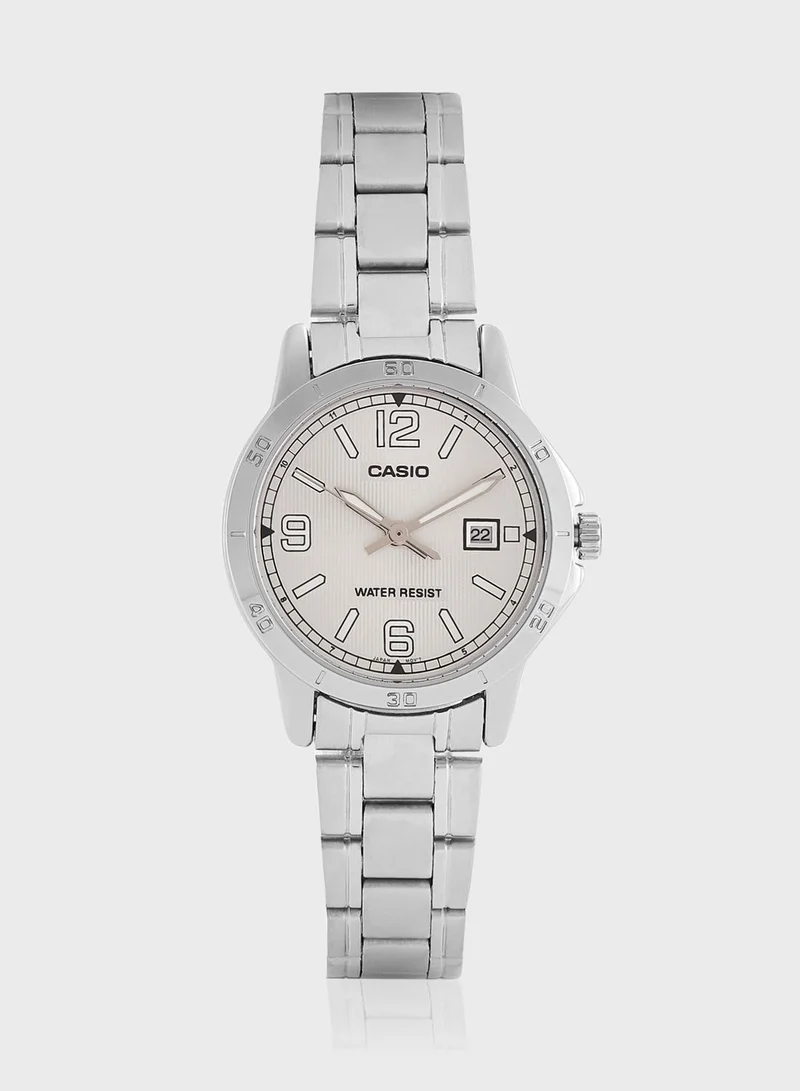 CASIO Steel Strap Analog Watch