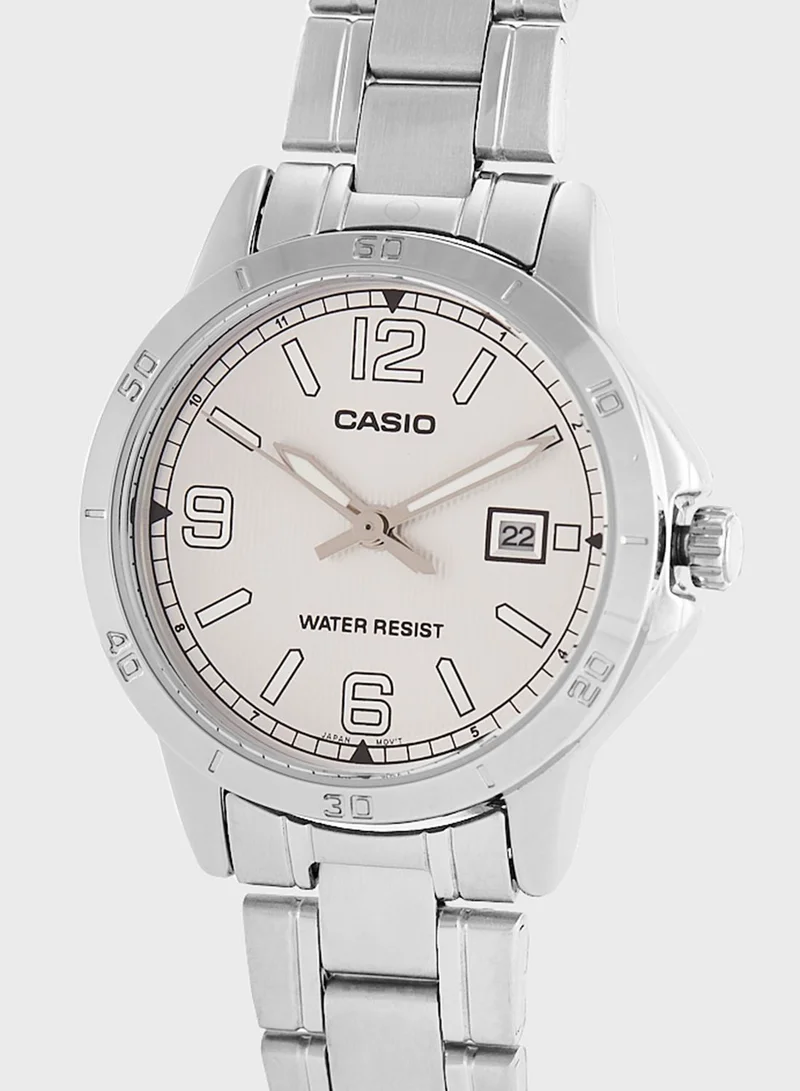 CASIO Steel Strap Analog Watch