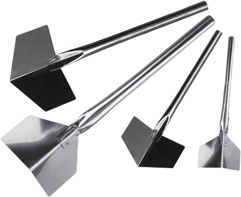 كلاراكو أربع قطع من أدوات الزوايا الداخلية والخارجية الممتازة المصنوعة من الفولاذ المقاوم للصدأ للجدران الجافة، تتضمن مجرفة وكاشطة لتسوية الجص بزاوية 90 درجة. - Image 1