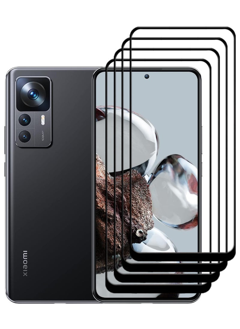 ACLIX 4 Pieces Antistatic ESD Dustproof Premium Quality High Definition Tempered Glass Screen Protector Designed For Xiaomi 12T - Image 1
