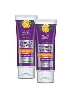 Advanced Activs Youth Preserve Vitamin C Face Wash L No Parabens & Sulfates L High Foam L For Glowing Skin | Halal Certified & Vegan | 100 Ml | Pack Of 2