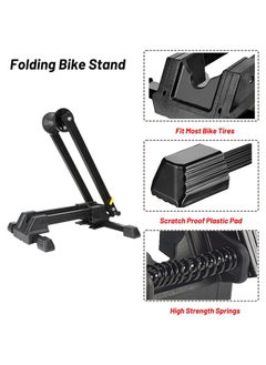 LENND Folding ground bike rack, 20-29 inch bicycle parking rack, suitable for use in enclosed and open spaces of garages  - Image 2