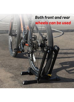 LENND Folding ground bike rack, 20-29 inch bicycle parking rack, suitable for use in enclosed and open spaces of garages  - Image 4