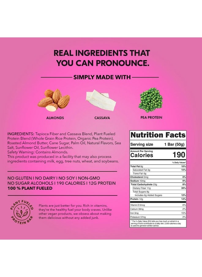 Health & Household - Trubar Vegan Protein Bar, Daydreaming About Donuts, Gluten Free, Plant Based Protein, Dairy Free, Non Gmo, Soy Free, No Sugar Alcohols, 12G Protein, 12G Fiber, 23G Carb, On The Go Snack Bars, 12 Ct - Image 1