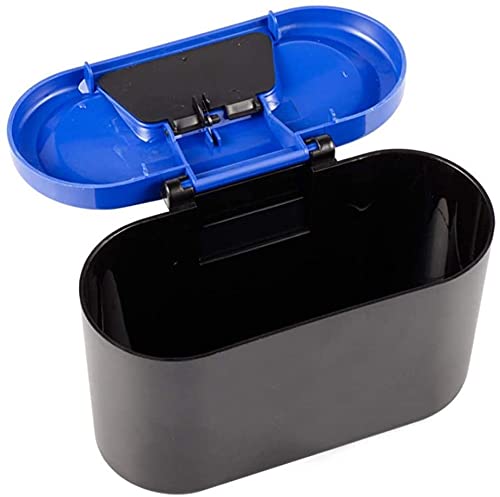Citaaz Citaaz Mini Car Trash Can with Lid Small Car Garbage Can Cute Leakproof Car Trash Bin Car Accessories for Interior Garbage Bin for Car Home Office Trash Bags  - Image 1