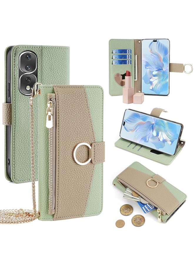 S-TOP Case For Honor 80 Pro Crossbody Litchi Texture Leather Phone Case - Image 1