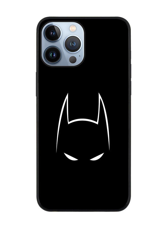 Stylizedd Rugged Black edge case for Apple iPhone 13 Pro Max Slim fit Soft Case Flexible Rubber Edges Anti Drop TPU Gel Thin Cover - Sneaky Bat - Image 1