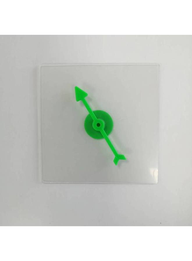 لعبة تفاعلية من البلاستيك الشفاف، مؤشر طاولة دوار للأطفال، مؤشر سهم دوار من البلاستيك PP، ملحقات ألعاب الطاولة