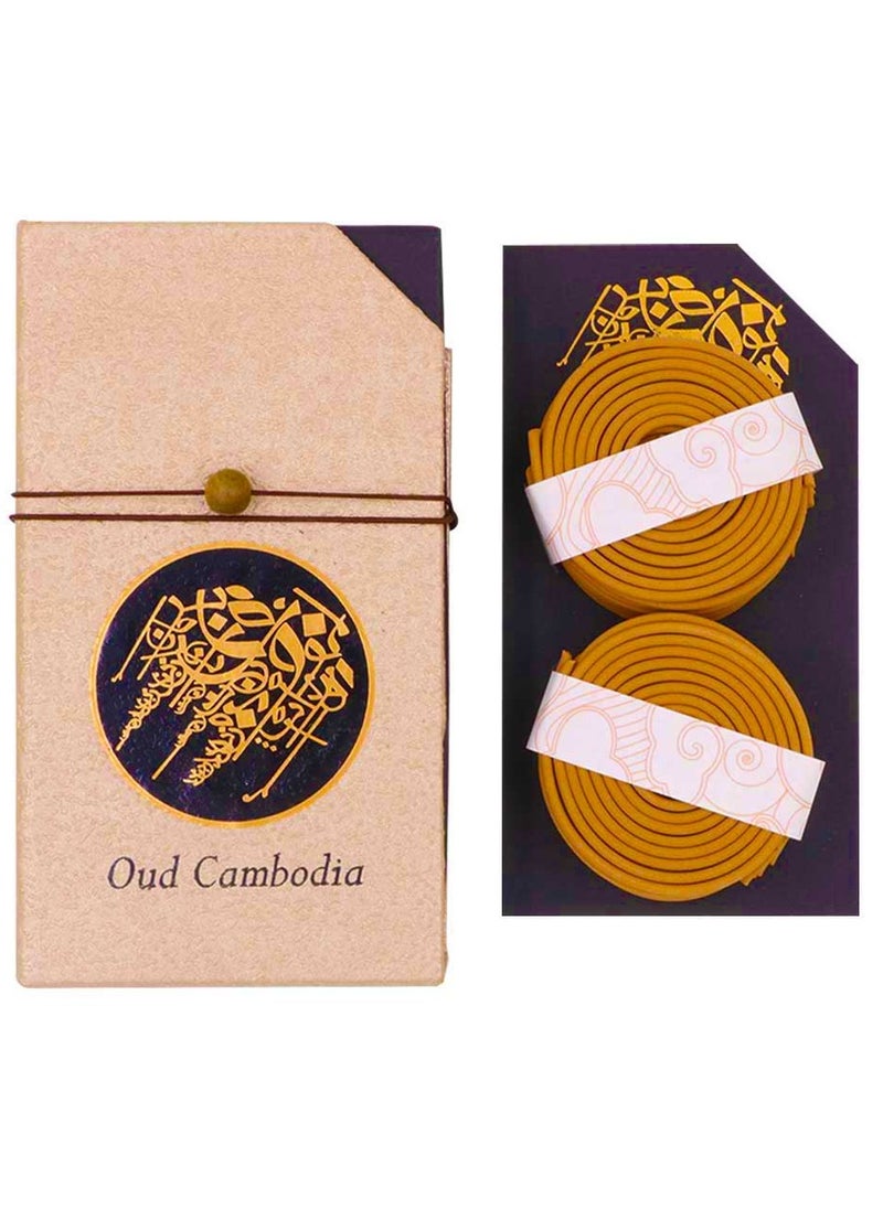 Bakhoor BoSidin - Super Oud 40pcs Small Cambodian Incense 2 hours Burning Time Oud Bakhoor Incense Agarwood Coil for Home Fragrance - Image 1