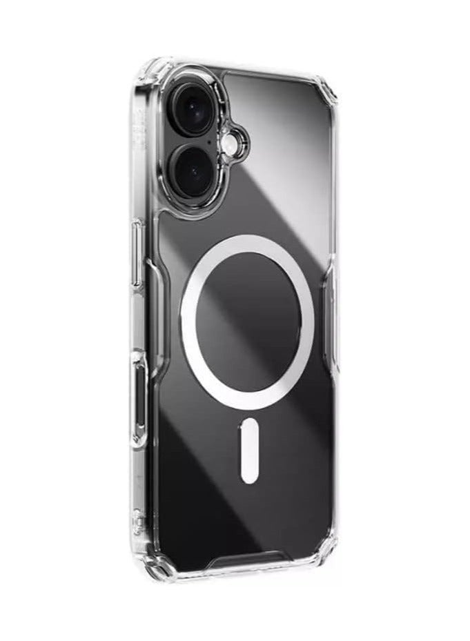 Nillkin Nature TPU Pro Magnetic Series Cover Case for iPhone 16 Plus - White - Image 1