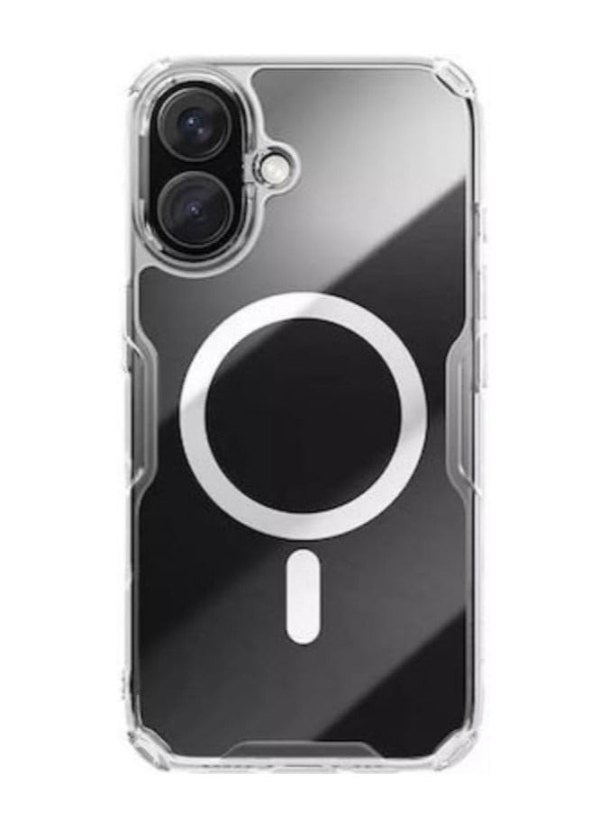 Nillkin Nature TPU Pro Magnetic Series Cover Case for iPhone 16 Plus - White - Image 4
