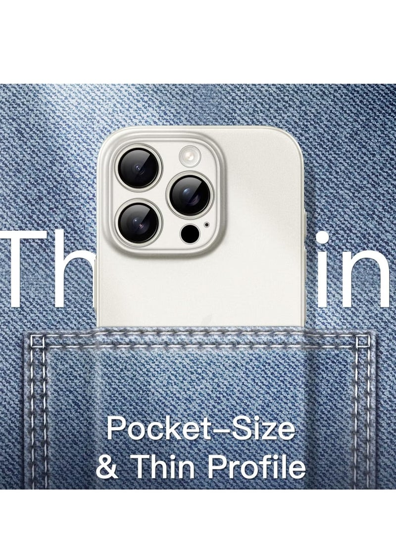 JAJEEK Ultra-Slim 0.35mm Case for iPhone 16 Pro Max (6.9 Inch) – Lightweight Matte Finish, Full Camera Lens Protection, Minimalist Hard Cover, Sleek & Durable Design, Perfect Fit for Everyday Protection - Image 5