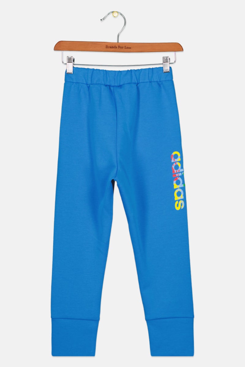 Adidas Adidas x LEGO Kids Boy Brand Logo Sweatpants, Blue  - Image 2
