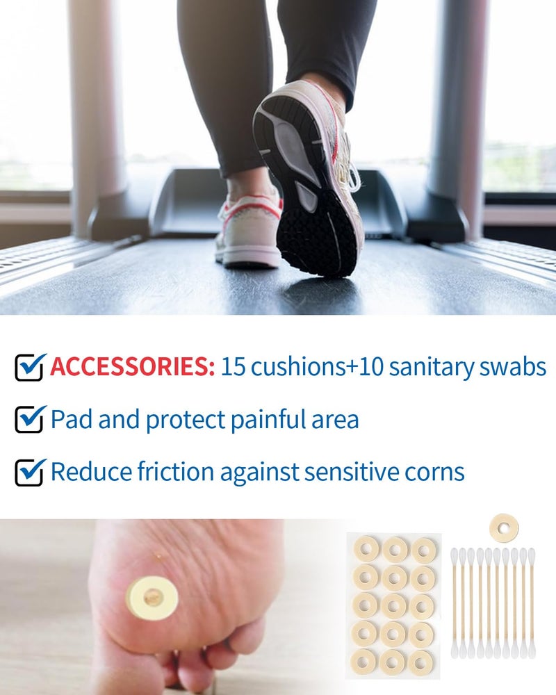 MQ Professional Corn & Callus Remover Liquid for Feet & Toes â€“ Fast Acting for Corn Removal, Hard Skin & Dead Skin â€“ Includes 15ML Solution + 15 Cushions + 10 Swabs â€“ Effective Foot Care Solution - Image 5