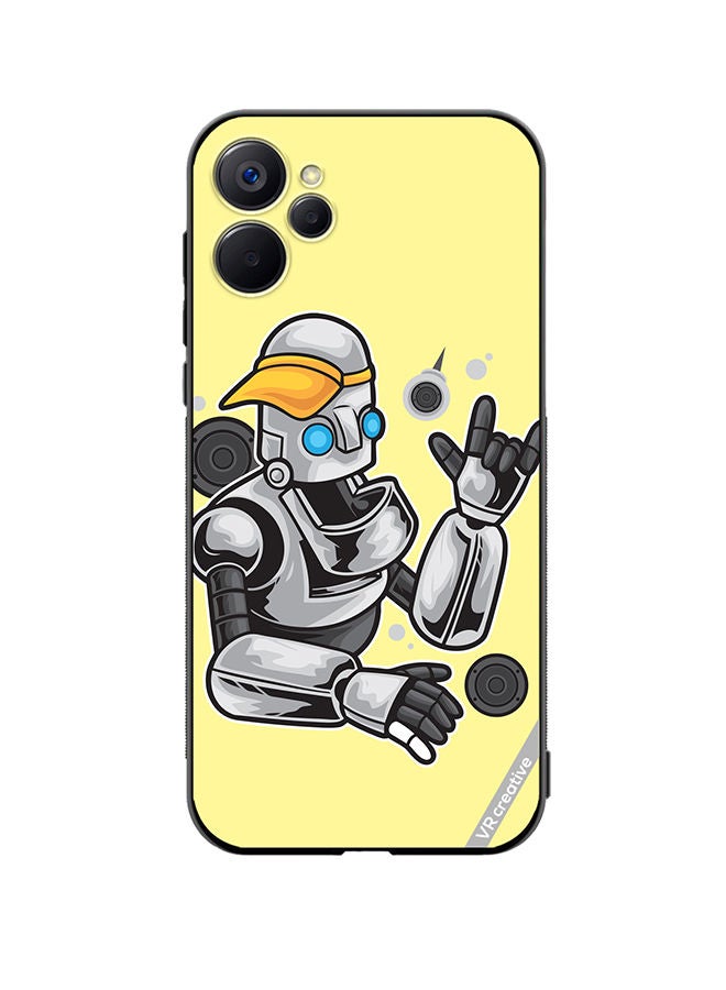 VR CREATIVE Protective Case Cover For Realme 9i 5G Cool Robot Design Multicolour - Image 1