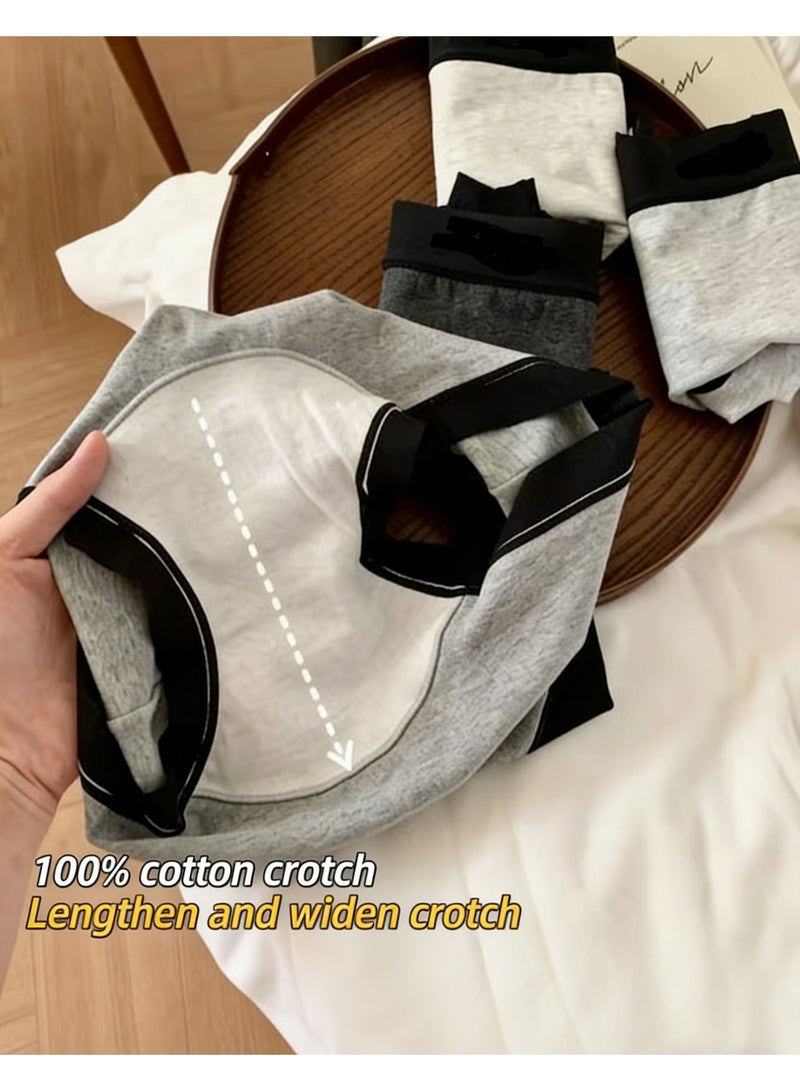 ماي حبيبي MyHabibi 4 قطعة من بنطالات نسائية قطنية، وبنطالات يوغا، وبنطالات نسائية، وبنطالات للفتيات، وبنطالات رياضية، وبنطالات رياضية قطنية تنفسية، وبنطالات للسيدات منتصف الورك، وبنطالات متوسطة الرفع للنساء، وبنطالات أساسية يومية - Image 4