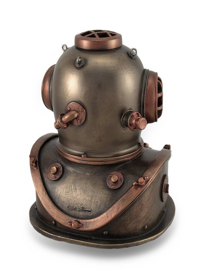 Veronese Design 5 1/4 Inch Mark V Diving Bell Helmet Steampunk Home Decor Desk Clock - Image 3