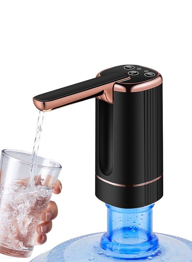 Electric Water Pump, 3-Speed Adjustable Water Dispenser Pump Supports Type-C Charging, Suitable for Various Sizes of Bottled Water - Image 1
