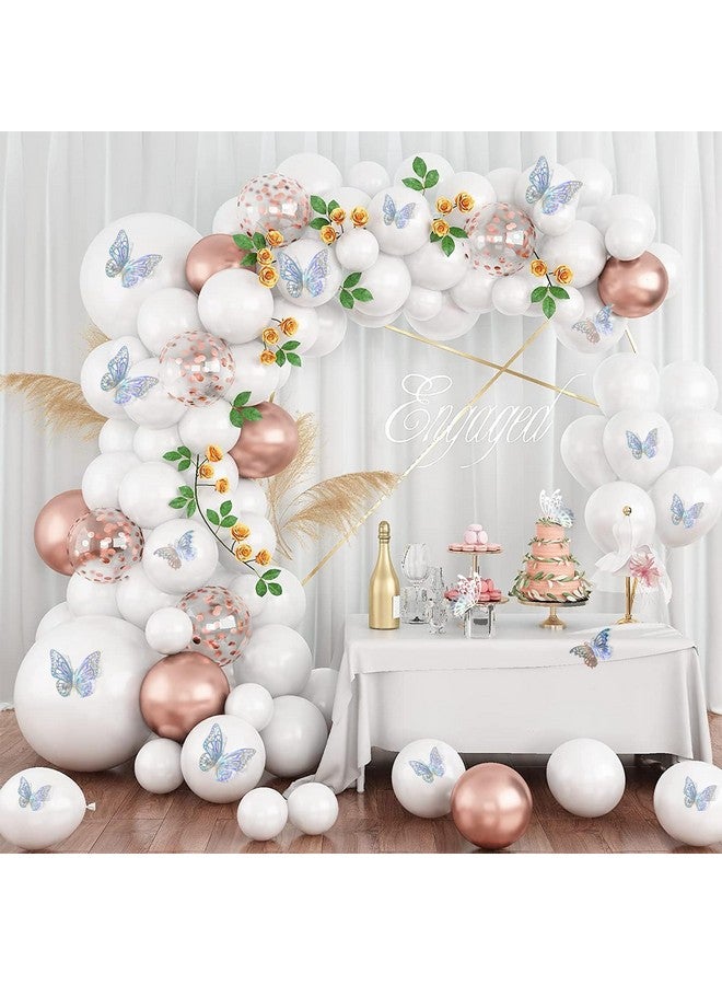 Aixoom 72 PCS Laser Butterfly Decorations, 3D Butterfly Decoration with 3 Styles 3 Sizes, Removable Wall Decor Stickers - Image 3