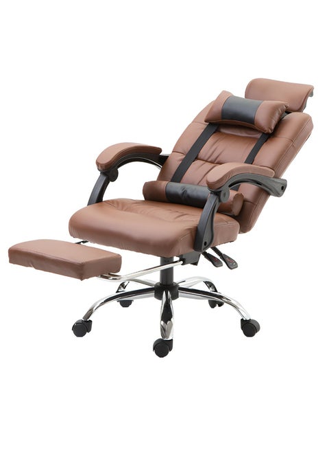 Tall Executive Office Chair High Back All Day Comfort Ergonomic Lumbar Support Bonded Leathe
