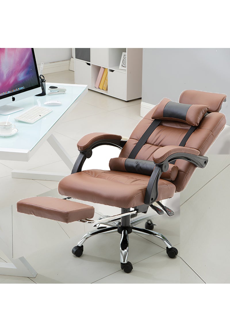 Tall Executive Office Chair High Back All Day Comfort Ergonomic Lumbar Support Bonded Leathe
