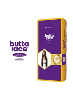 Sensationnel Sensationnel Butta lace front wigs - human hair blend straight 32inch extra wide 5 inch part preplucked hairline HD lace - Butta HHM straight 32 inch (2 DARKBROWN)  - Image 3