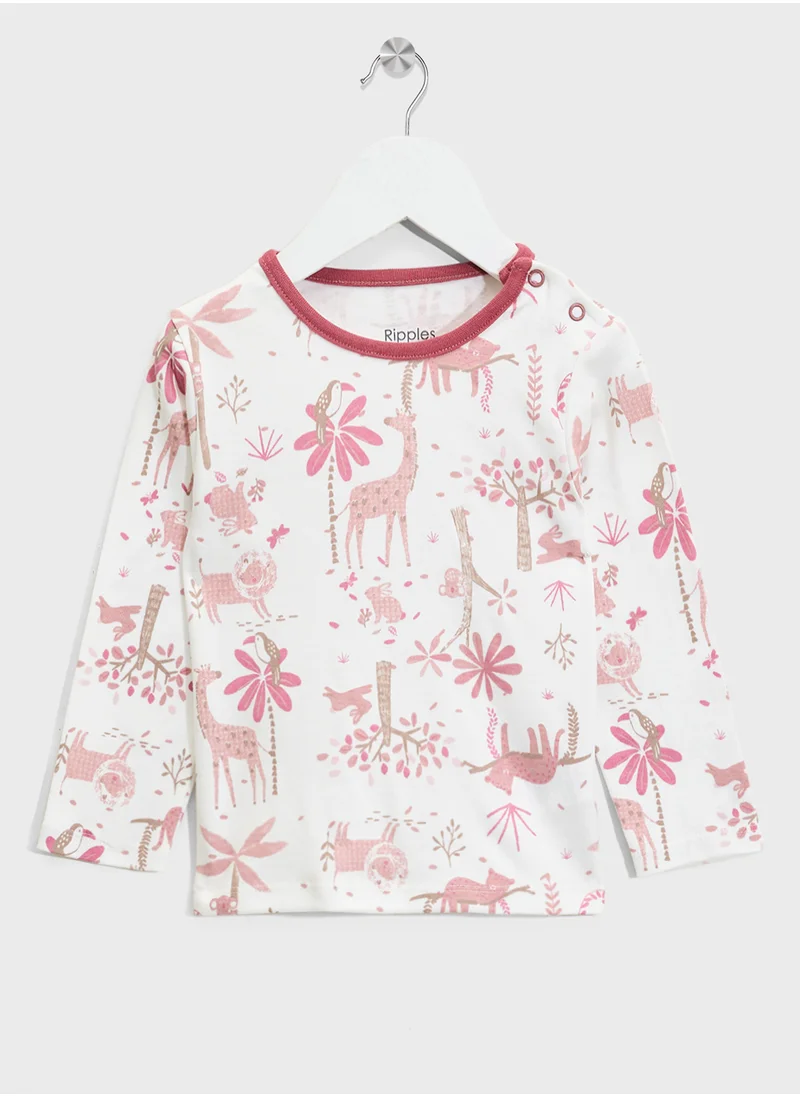 Ripples Girls Nightwear Set
