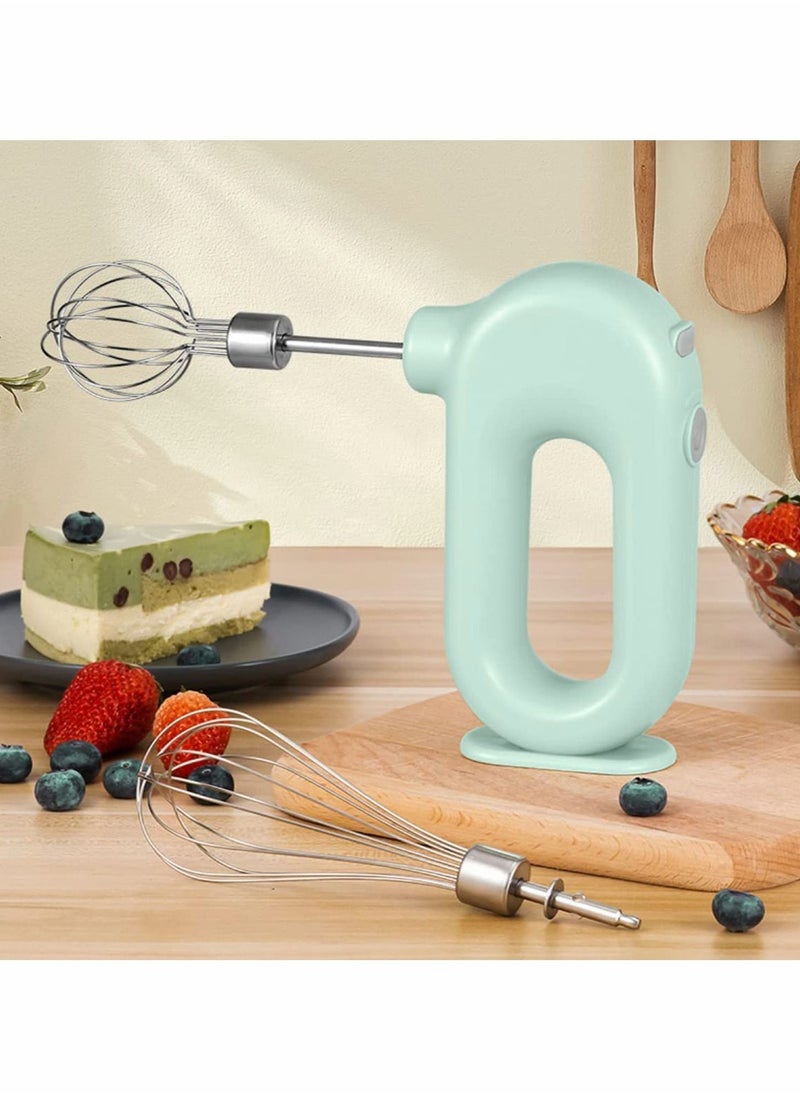 Y&D - Electric Mixer,Compact Cordless Egg Beater USB Rechargable with 2 Detachable Stir Whisks 4 Speed Modes - Image 1