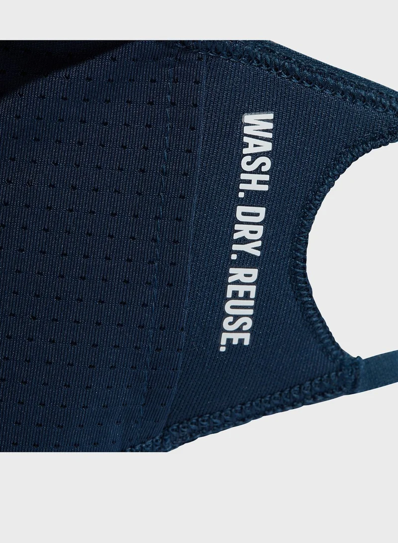 adidas Originals 3 Pack Logo Face Mask