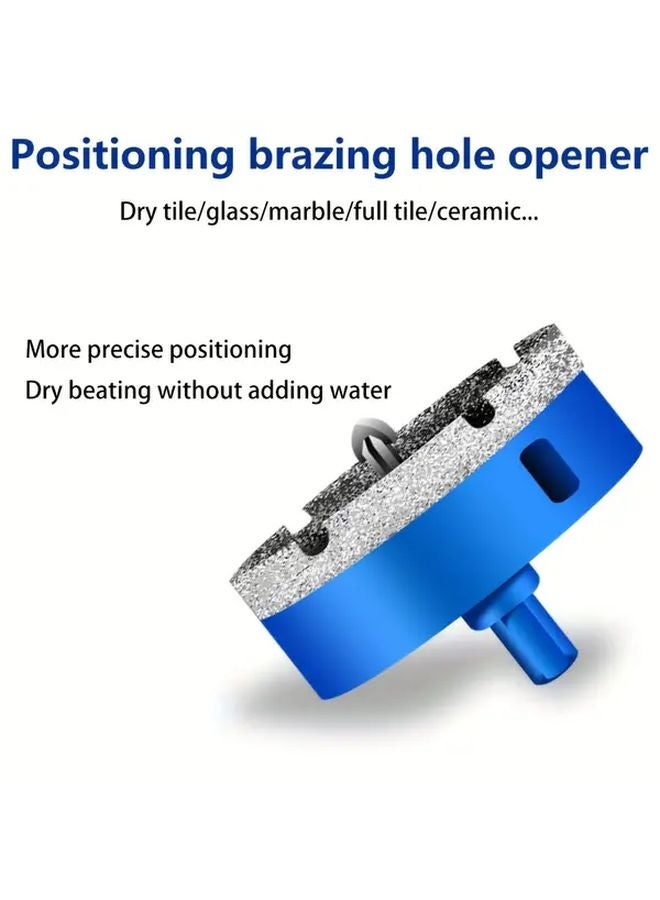 100mm Diamond Hole Saw Cutter With Centering Guide For Tile Glass Marble Stone Dry Drilling - Image 2