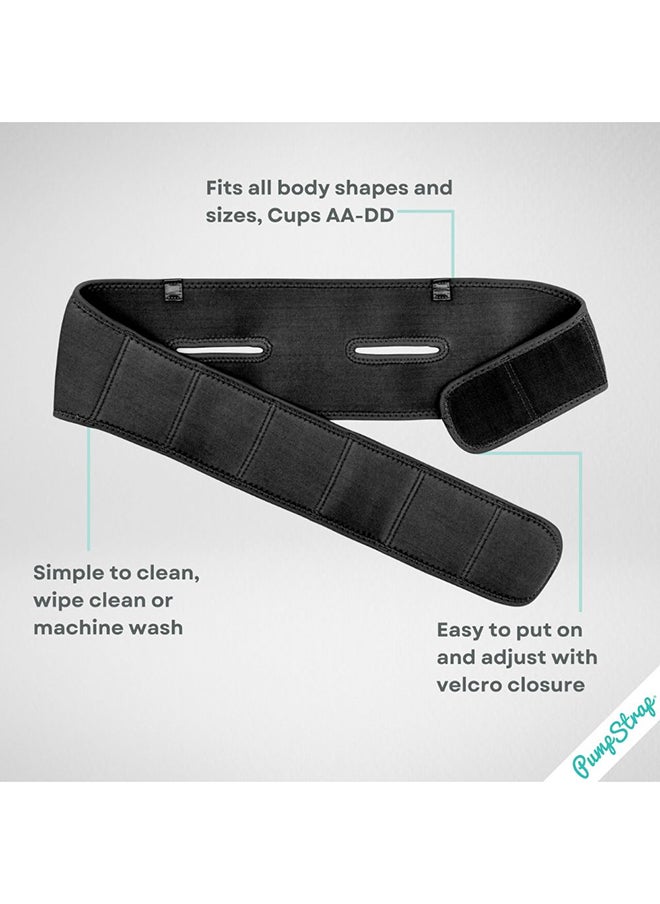 Lavie - Adjustable Hands Free Pumping Bra, One Size, Cup A-DD, Black - Image 1