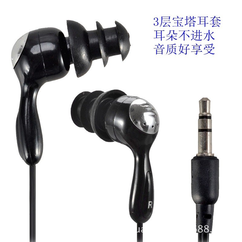 Waterproof Mp3 Earphones For Swimming And Diving In-Ear Waterproof Earphones 3.5Mm Earphones - Image 4