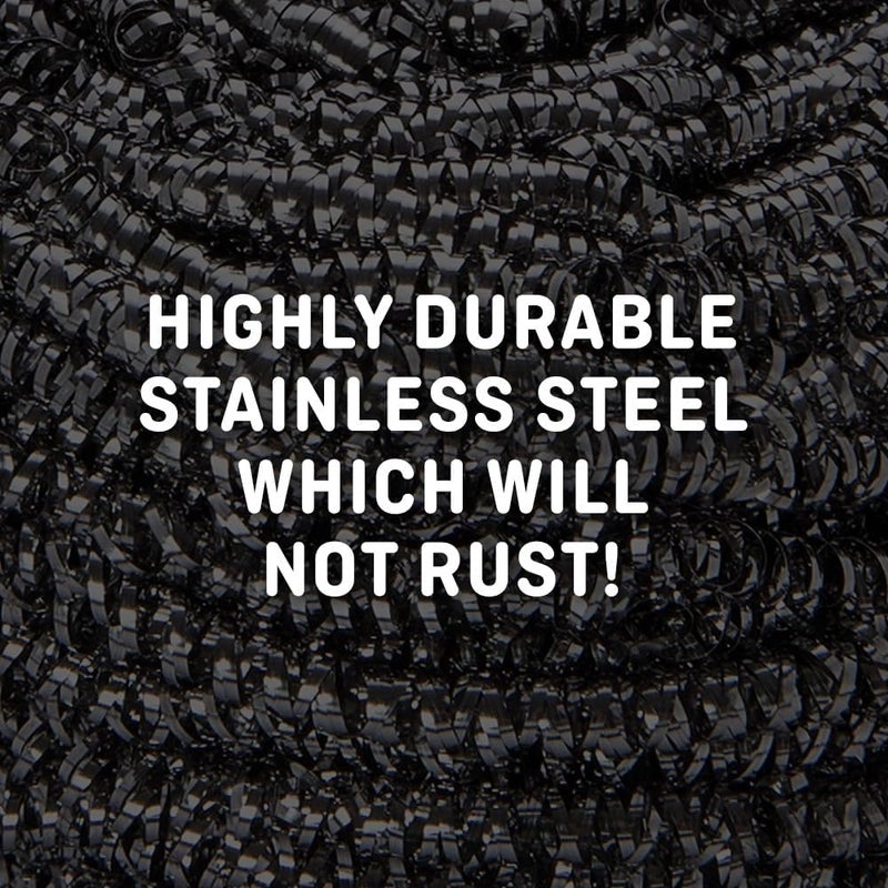 Nan KRESS Kleen Stainless Steel Scourers - 2 Pack, Anti-Rust Cleaning Pads - Image 2