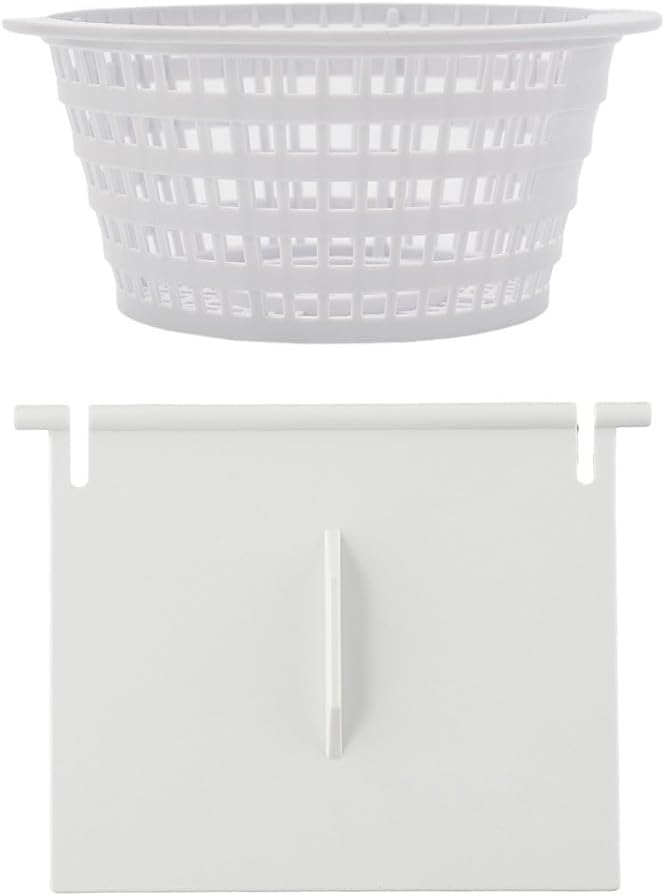 Skimmer Basket with Weir Kit for Hayward 8928 8926 Pool Filter Skimmers Plastic Construction Efficient Debris Removal Replacement Part for Outdoor Swimming Pools - Image 4