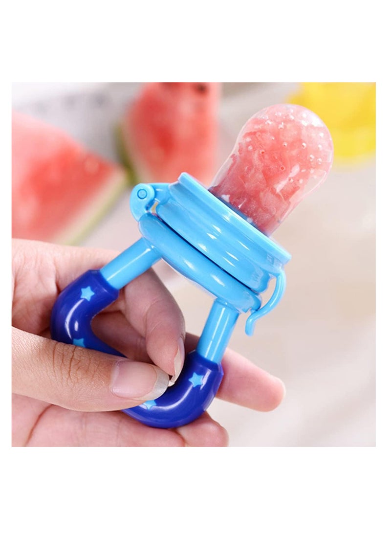ECVV 2PCS Baby Fruit Food Feeder Pacifier Silicone Nipple Teething Vegetables Feeder Food Teether for Babies Toddlers Infants Kids  - Image 4