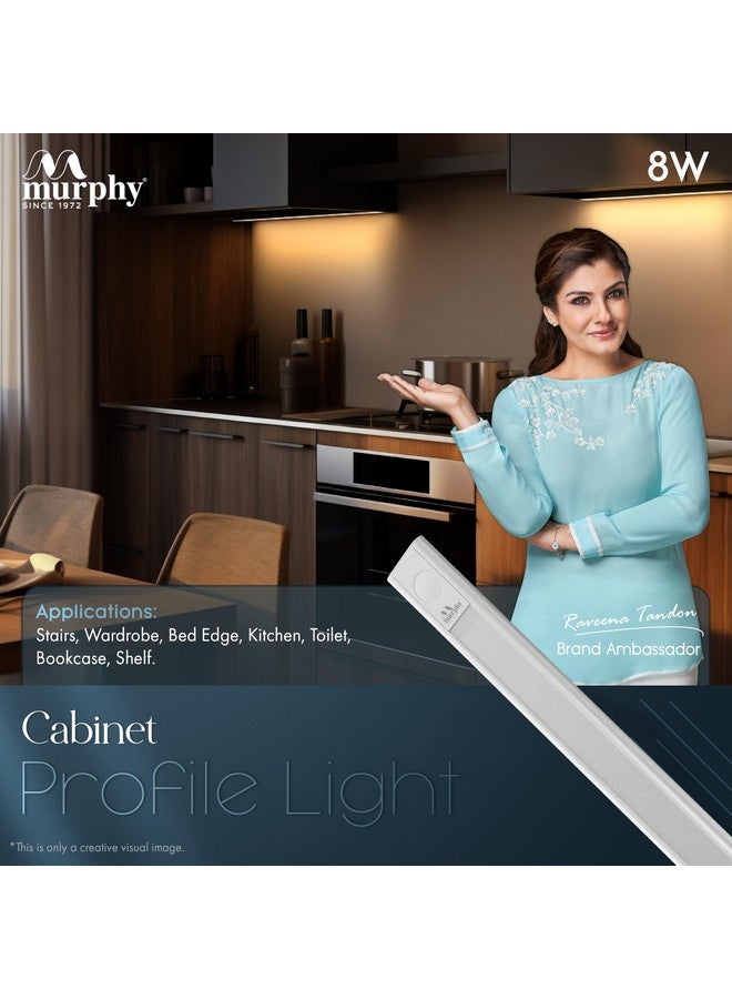 Murphy 2 Feet LED Under Cabinet Lighting, Under Cabinet and Under Counter Lighting, LED Profile Light : Warm White, Pack of 20 - Image 5