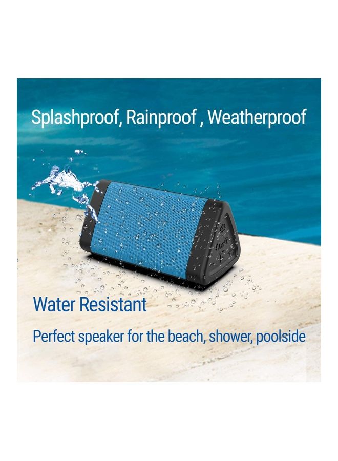 NIBEMINENT Bluetooth Speaker, Crystal Clear Stereo Sound, Rich Bass Blue/Black  - Image 3