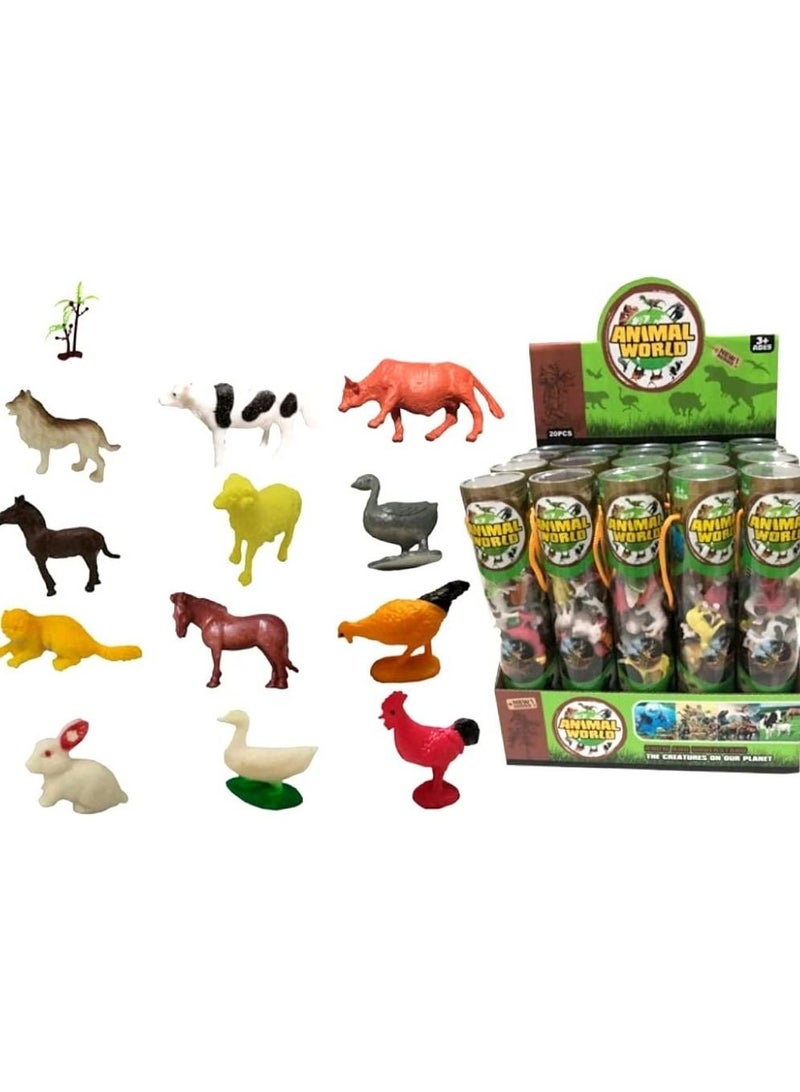 أنيمال وورلد شخصيات مجموعة حيوانات المزرعة الصغيرة - Image 2