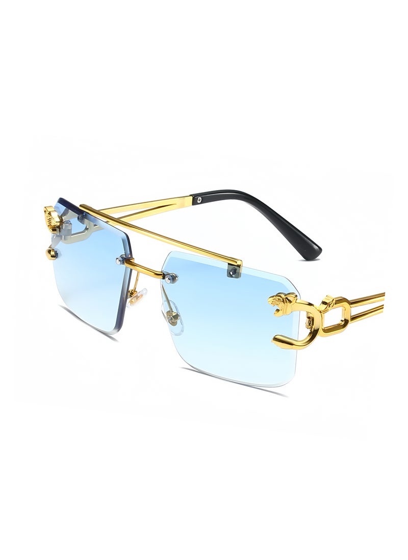 Generic - 2024 New Retro Leopard Borderless Sunglasses - Image 1