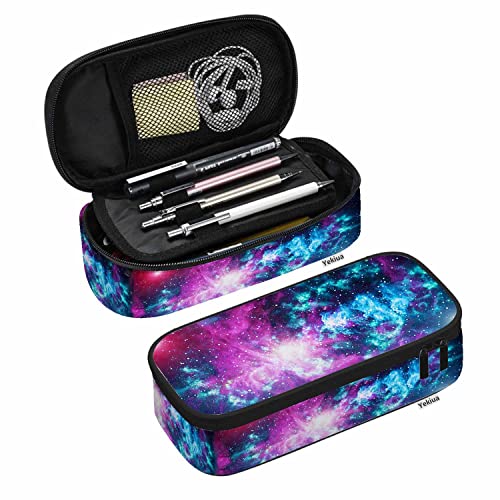 Yekiua Galaxies Space Pen Bag Universe Black Holes Elements Large Pencil Case Big Capacity Pencil Pouch Pencil Holder - Image 1
