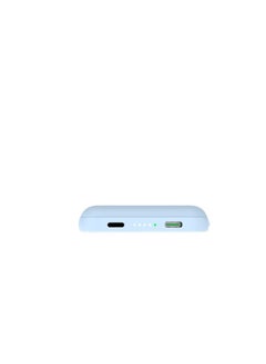 GULFLINK Fast Magnetic Portable Power Bank Charger for Apple iPhone 12/13/14/15 series 5000 mah Blue  - Image 3
