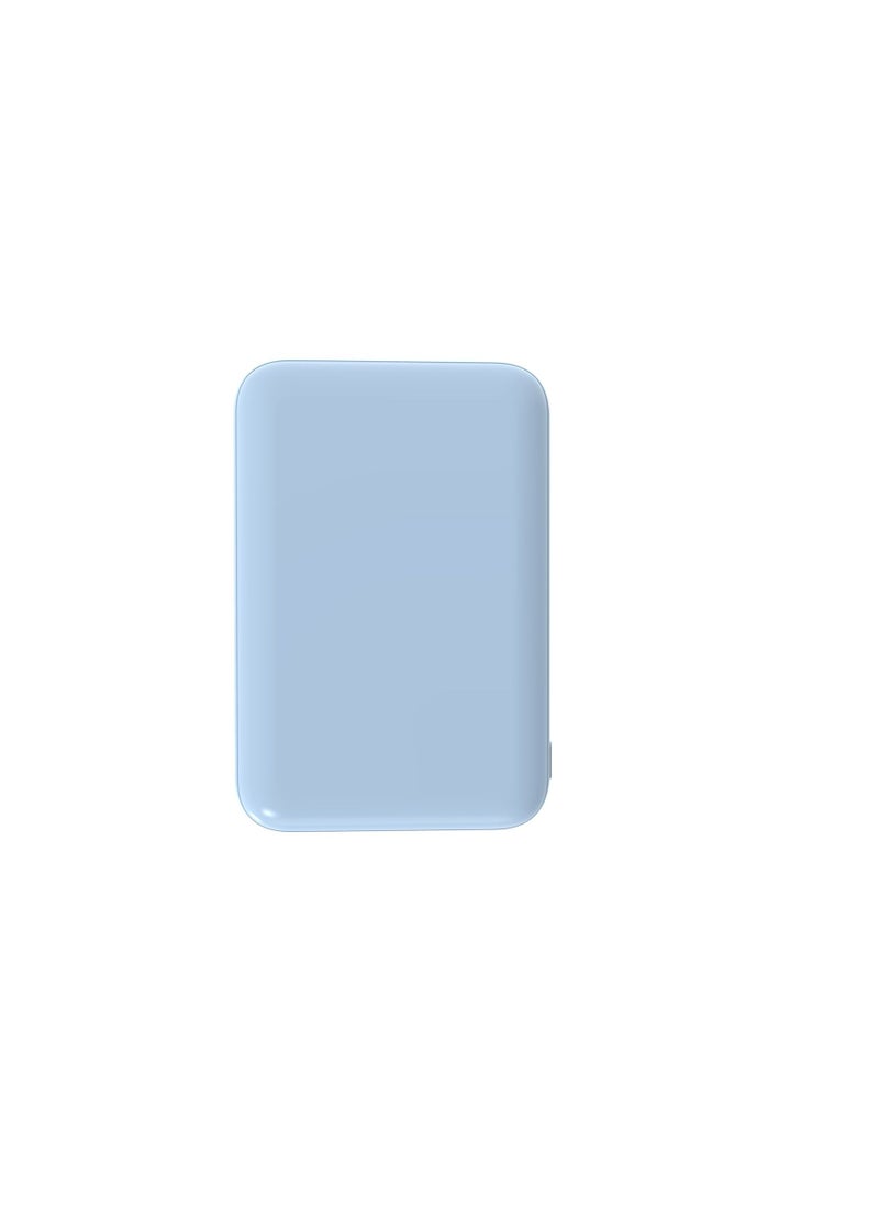 GULFLINK - Fast Magnetic Portable Power Bank Charger for Apple iPhone 12/13/14/15 series 5000 mah Blue - Image 1