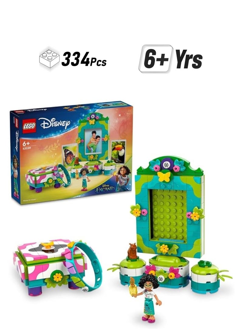 LEGO ǀ Encanto Mirabel'S Photo Frame And Jewelery Box 43239 Building Blocks Toy Set Toys For Boys Girls And Kids 334 Pieces  - Image 1