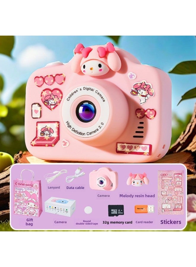 Generic Children's Camera Toy Photographable Printable Baby Camera Colored Polarets Birthday Gift For Boys And Girls-Body Color: *hd Dual Camera 32g One-year Warranty  - Image 1